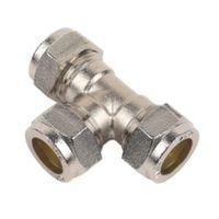 compression equal tee dia15mm