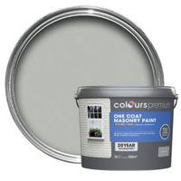 colours premium storm grey matt masonry paint 5l