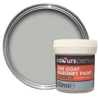 colours premium storm grey matt masonry paint 50ml tester pot