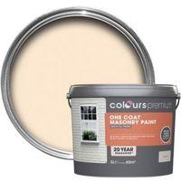 Colours Premium Magnolia Matt Masonry Paint 5L