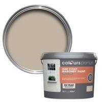 Colours Premium Sandstone Beige Matt Masonry Paint 5L