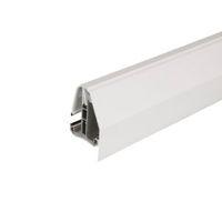 Corotherm White End Bar (H)50mm (W)50mm (L)2500mm