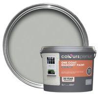 colours premium storm grey matt masonry paint 5l