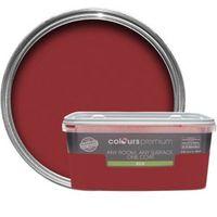 colours premium classic red silk emulsion paint 25l