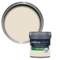 colours bathroom ivory soft sheen emulsion paint 50ml tester pot