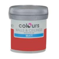 colours ladybug matt emulsion paint 50ml tester pot