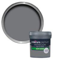 Colours Bathroom Grey Slate Soft Sheen Emulsion Paint 50ml Tester Pot