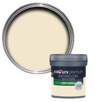 colours bathroom magnolia soft sheen emulsion paint 50ml tester pot