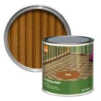 Colours Cedar Matt Decking Stain 2.5L