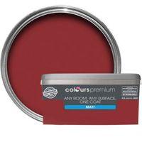 Colours Premium Classic Red Matt Emulsion Paint 2.5L