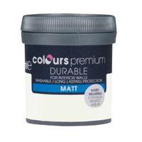 Colours Salt White Matt Emulsion Paint 50ml Tester Pot