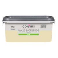 Colours Soft Lemon Silk Emulsion Paint 2.5L