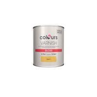 colours indoor beech gloss wood varnish 750ml