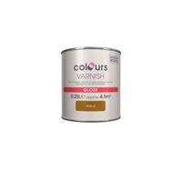 Colours Indoor Walnut Gloss Wood Varnish 250ml