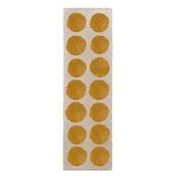 colours brady cream yellow spot runner l20m w06m