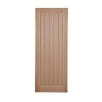 Cottage Framed Ledged And Braced Oak Veneer Internal Unglazed Door (H)1981mm (W)762mm