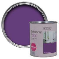 Colours Interior Violet Imperial Satin Emulsion Paint 750ml