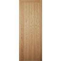 Cottage Framed Ledged And Braced Oak Veneer Internal Unglazed Door (H)1981mm (W)838mm