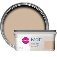 Colours Warm Beige Matt Emulsion Paint 2.5L