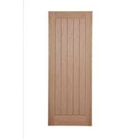 Cottage Framed Ledged And Braced Oak Veneer Internal Unglazed Door (H)1981mm (W)686mm