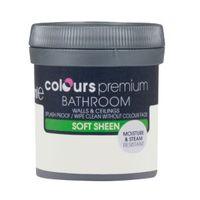 Colours Bathroom Mussel Soft Sheen Emulsion Paint 50ml Tester Pot