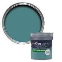 Colours Bathroom Barbados Blue Soft Sheen Emulsion Paint 50ml Tester Pot