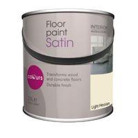 Colours Light Hessian Satin Floor Paint 2.5L