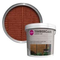 Colours Timbercare Dark Brown Shed & Fence Stain 5L
