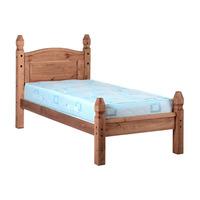 Corona Mexican Bed Frame Single Low