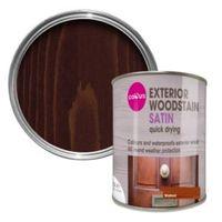 colours walnut satin wood stain 750ml