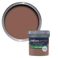 Colours Bathroom Fired Brick Soft Sheen Emulsion Paint 50ml Tester Pot