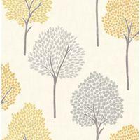 colours eula grey yellow forest wallpaper