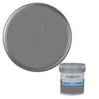 Colours Grey Slate Matt Emulsion Paint 50ml Tester Pot