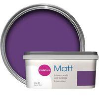 Colours Violet Imperial Matt Emulsion Paint 2.5L