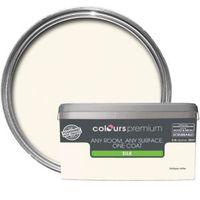 colours premium antique white silk emulsion paint 25l