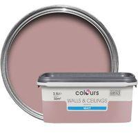 Colours Muted Rose Matt Emulsion Paint 2.5L