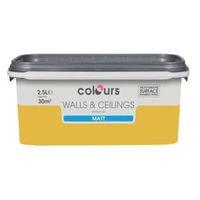 Colours Golden Rays Matt Emulsion Paint 2.5L