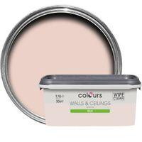 colours subtle blush silk emulsion paint 25l