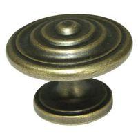Cooke & Lewis Bronze Effect Round Cabinet Knob Pack of 1