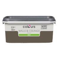 Colours Chocolate Torte Silk Emulsion Paint 2.5L