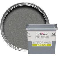 Colours Feature Wall Cosmic Sky Glitter Effect Emulsion Paint 1L