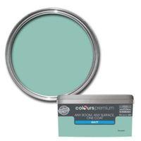 Colours Premium Sea Green Matt Emulsion Paint 2.5L