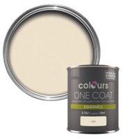 colours one coat ivory eggshell wood metal paint 750ml