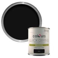 Colours Black Eggshell Wood & Metal Paint 750ml