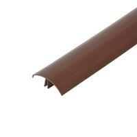 corotherm brown glazing bar cap h20mm w60mm l4000mm