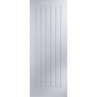 cottage panelled primed woodgrain internal unglazed door h1981mm w762m ...