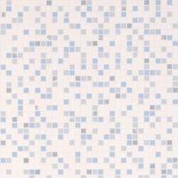 Contour Checker Blue Tile Wallpaper