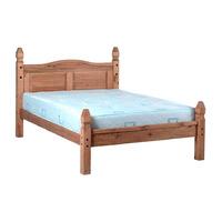 corona mexican bed frame double low