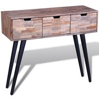 Console Table Reclaimed Teak