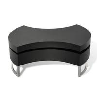 Coffee Table Shape-adjustable High Gloss Black